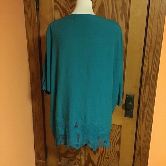 Vintage lace embroidered kimono - Picture 10 of 11